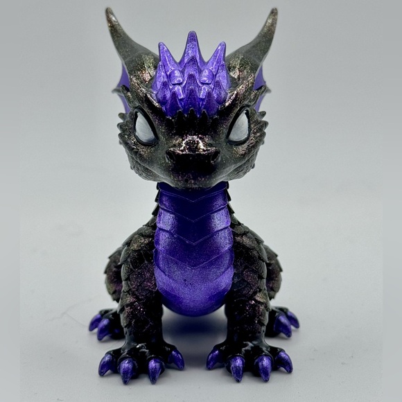 Purple and Black Dragon Baby - Picture 3 of 6